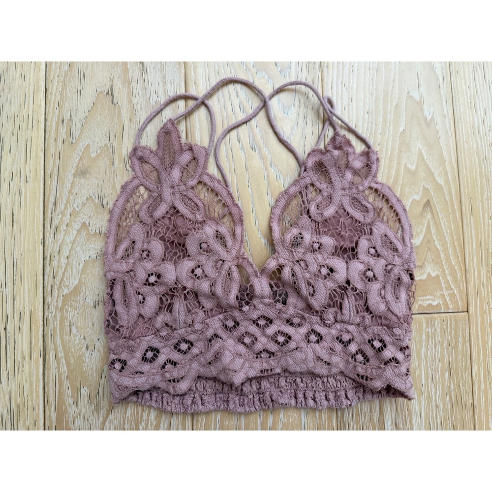 FREE PEOPLE FP ONE Women Bralette Boho Festival Romantic Lace XS/S
